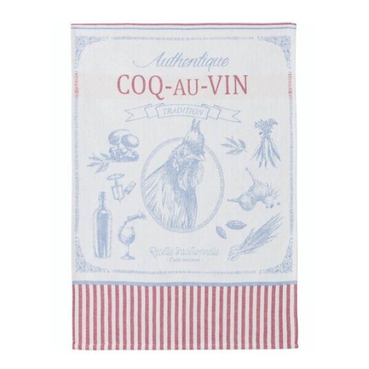 Coucke Kjøkkenhåndkle 50x75 cm Coq au Vin Coucke Kjøkkenhåndkle 50x75 cm Coq au Vin