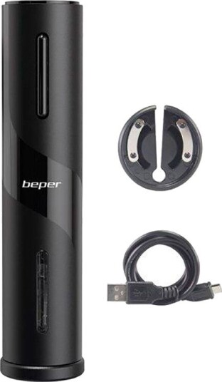 Beper P102ACP100 Oppladbar elektrisk vinåpner (USB) Sort