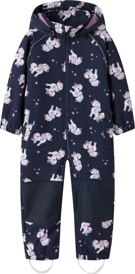 Name It Softshell Dress m. Fleece NmfAlfa Naval Academy/Fair Name It 4 år (104) Softshell Marineblå
