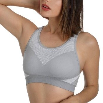 sassa BH Racerback Sports Bra Grå Large Dame
