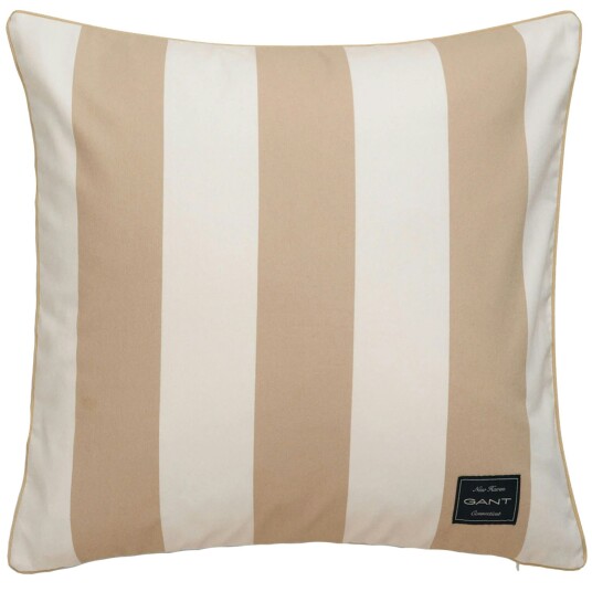 Yacht Stripe Pute 50x50 cm Beige