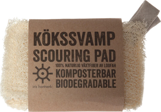 Iris Hantverk Iris Håndverk kjøkkensvamp 2 pakning Loofah