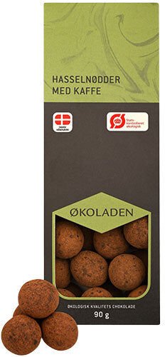 Økoladen Hasselnøtter med kaffe Øko