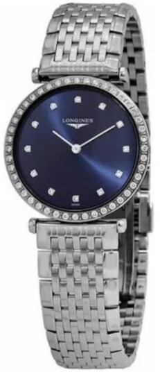 Longines Dameklokke L4.341.0.97.6 La Grande Classique De Blå/Stål