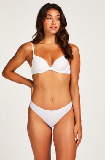 Hunkemöller Invisible brasiliansk truse Lace Back Hvit M