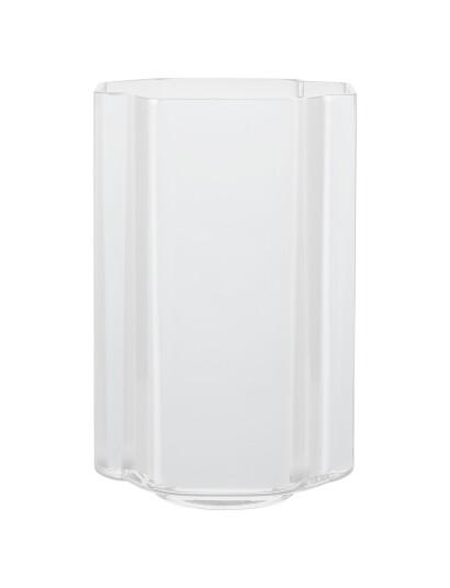 Louise Roe Funki Vase Asymmetric White OPAL H49CM