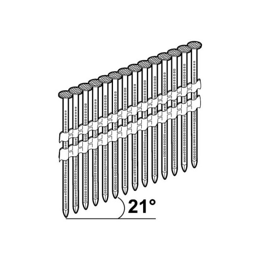 Essve 21g Maskinspiker 2,8x50mm M-fusion Pakke med 2200 Stk