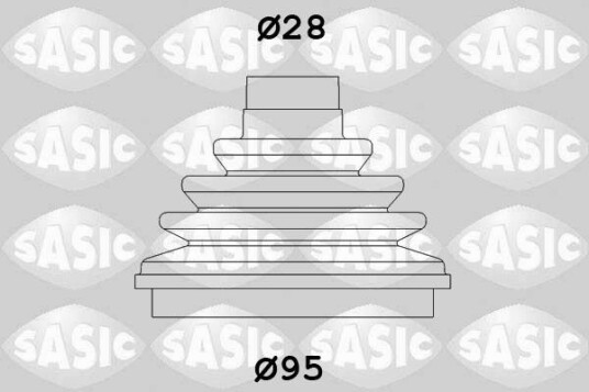 Sasic Mansjett drivaksel SASIC 2933003