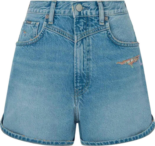 Pepe Jeans Dame Shorts Blå W27, Pepe Jeans Dame Shorts Blå W27,