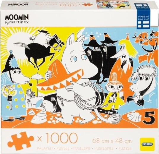 Mummitrollet Puslespill   1000 brikker   Tegneseriecover 5