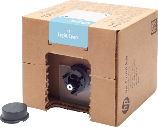 Hp 873 - 3 L - Lys Cyan - Original - Latex - Blekkpatron - For Latex 800, 800 W