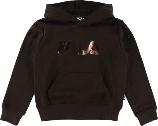 Fila Hettegenser - Kalk - Regular Grafikk - Chocolate Kake - Fila - 11-12 år (146-152) - Hettegenser Brun Svart