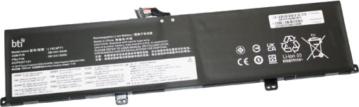 Bti Batteri Til Bærbar Pc Tilsvarer: Lenovo 5B11H56418-BTI