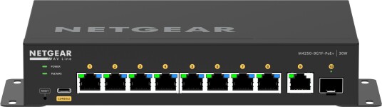 NETGEAR 10PT M4250-9G1F-POE+MANAGED SWCH