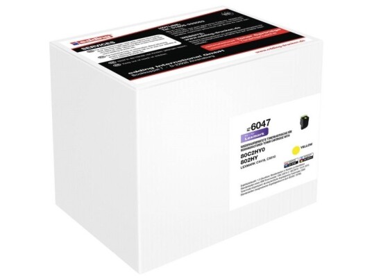 Edding Edd-6047 Gul Toner Erstatter Lexmark 80C2hy0 18-6047