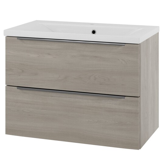 Linn Bad Mari D45cm Servantskap Lys eik / 80cm 2 Skuffer