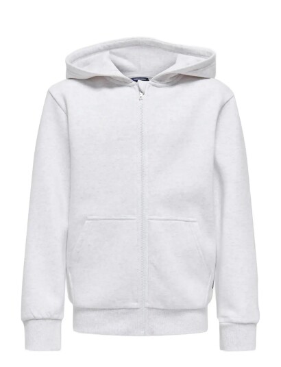ONLY & SONS Osjceres Zip Thr. Hoodie Swt Noos Grey 122 128