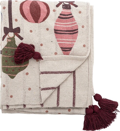 Bloomingville   Ornamentia pledd 160x130 cm multi