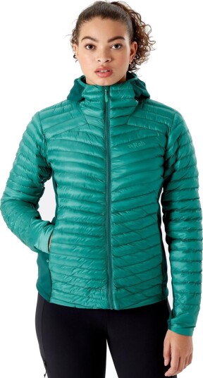 RAB Cirrus Flex 2.0 Hoody Dame Storm Green