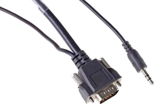 Pro Vga Med Lydkabel Micro Vga Og Lyd Minijack 7,5M