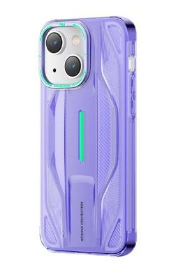 Kingxbar PQY Supercar Series iPhone 14 Plus TPU-deksel Lilla