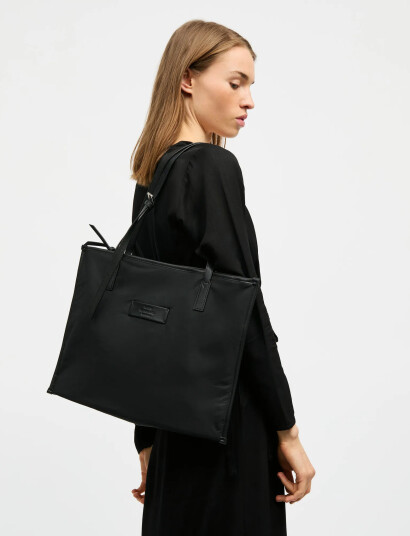Mads Nørgaard Tian Mowgli Shopper - Black - ONE SIZE