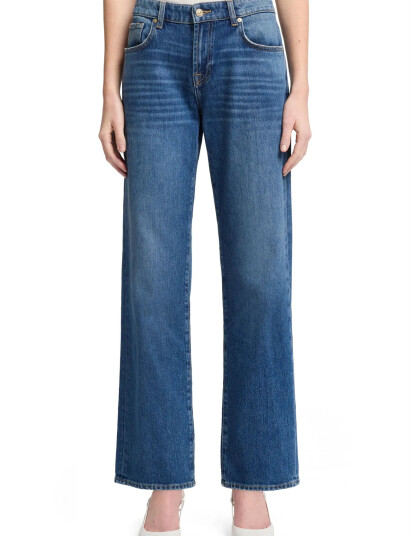 7 For All Mankind Calie Straight Explorer   Blue   26 x 31