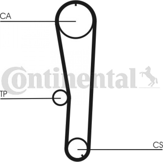 Registerrem CONTITECH CT1072 Registerrem CONTITECH CT1072