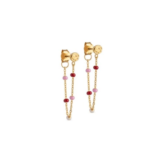 Enamel Copenhagen Lola Earrings Rosie Gullfarge 30 mm Enamel Copenhagen Lola Earrings Rosie Gullfarge 30 mm