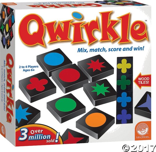 MindWare Qwirkle Brettspill 2-4 Spillere 108 Trebrikker