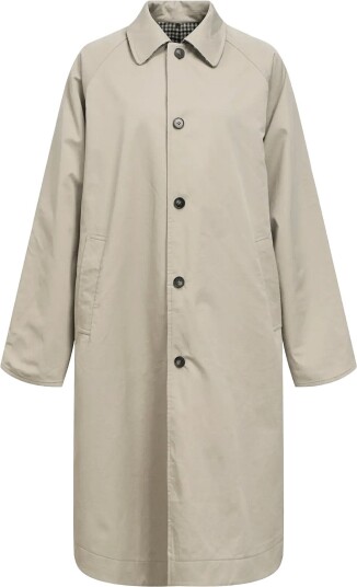 Object Objholly L/S Long Reversible Coat Noos Grey 38