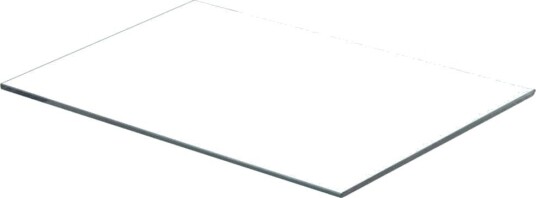 vidaXL Hyllepanel klart glass 50x30 cm