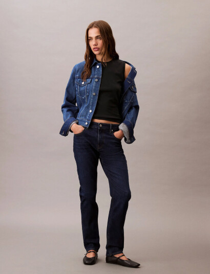 Calvin Klein Jeans Mid Rise Slim Blue Orbit - Blue - 29 Calvin Klein Jeans Mid Rise Slim Blue Orbit - Blue - 29