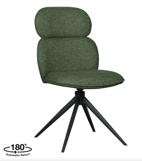 Trend Collection Vidar Spisestol uten armlener – Forest Bouclé