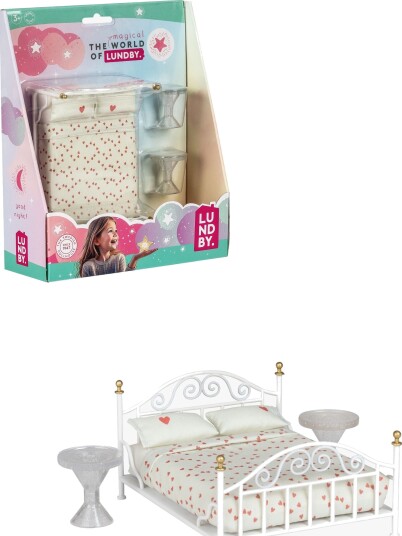 Lundby Dukkehustilbehør Seng Klassisk