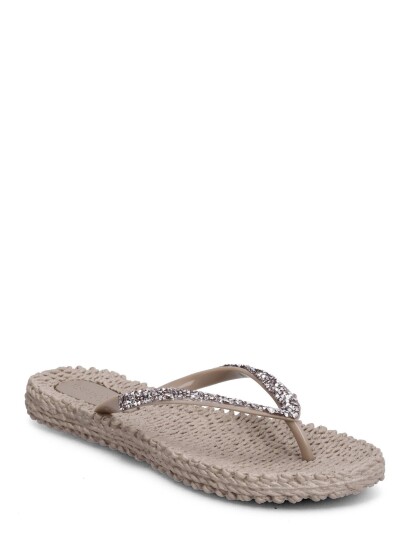 Ilse Jacobsen Flip Flops With Rhinestones Beige 41 Ilse Jacobsen Flip Flops With Rhinestones Beige 41
