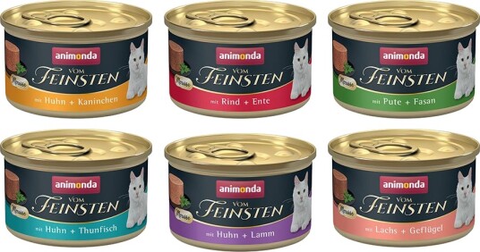 Animonda Vom Feinsten Våtfôr Adult Mousse Mangfold 6 Sorter 72 X 85 G Animonda Vom Feinsten Våtfôr Adult Mousse Mangfold 6 Sorter 72 X 85 G