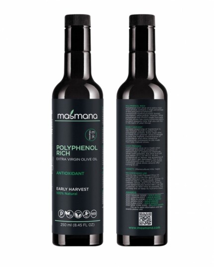 Masmana Polyphenol Rich extra virgin olivenolje 250 ml Masmana Polyphenol Rich extra virgin olivenolje 250 ml