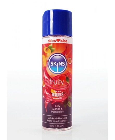 Skins Fruity Water-based Lubricant Strawberry 130 ml - Klar