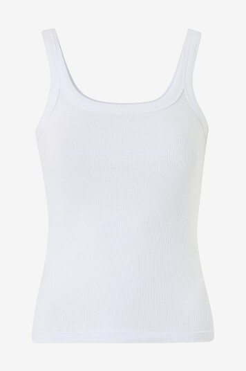 Bread & Boxers Undertøystopp Singlet Ribbed Hvit Bread & Boxers Undertøystopp Singlet Ribbed Hvit
