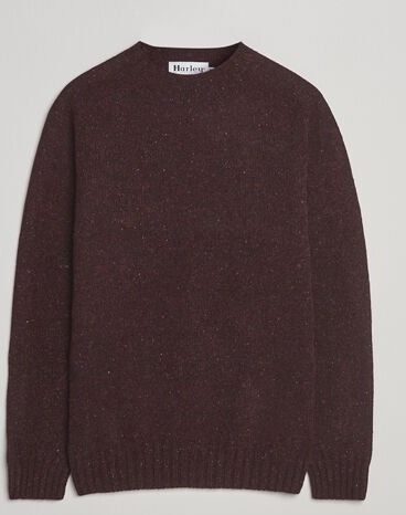 Harley Of Scotland Donegal Wool Crewneck Lewis