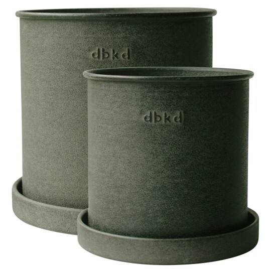 Plant Krukker 2 pk Grønn Liten Plant Krukker 2 pk Grønn Liten