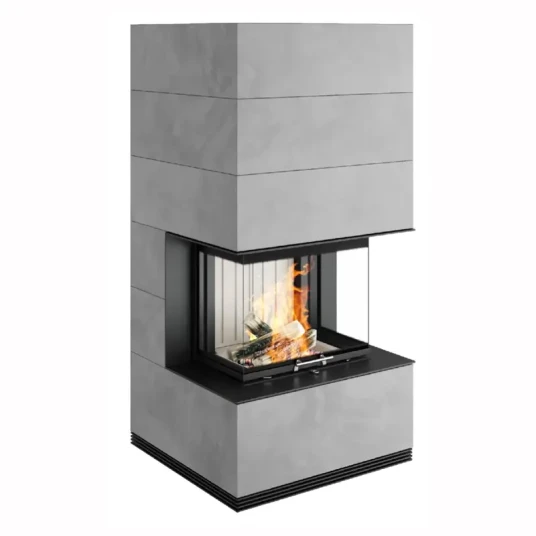 Spartherm SIM Arte 3RL 60h (høyre 1/3) Elementpeis Naturbetong