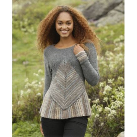 Tauriel by DROPS Design Genser Strikkeoppskrift str S XXXL