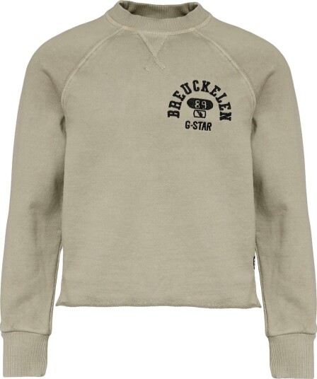 G Star RAW Collegegenser Crew Grey Alloy G Star RAW 14 år 164 Collegegenser Grå