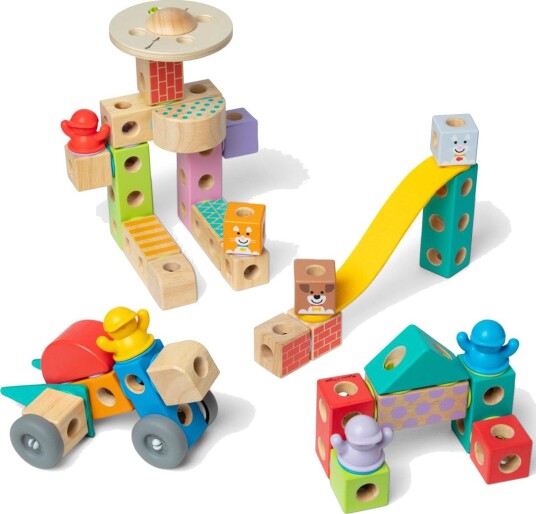 Melissa & Doug Blockables By-byggesett - 73 Deler - Fra 2 År