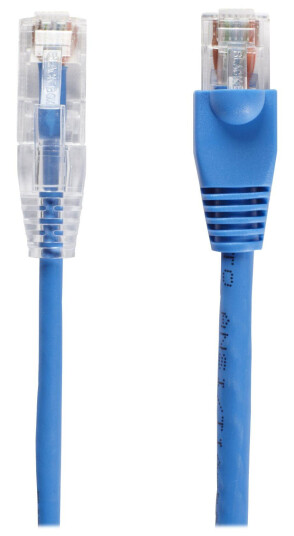 BLACK BOX Slim-Net 28 AWG - koblingskabel - 3 m - blå