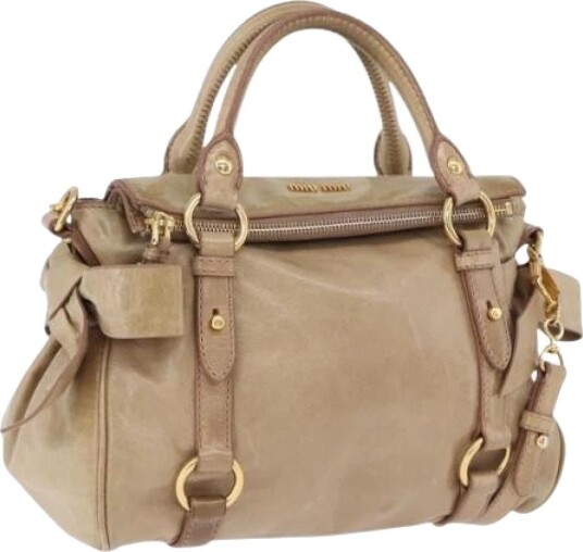Miu Miu Pre owned Dame Pre owned Beige ONE SIZE,