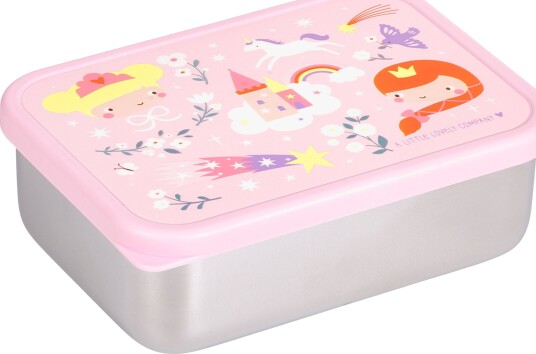A Little Lovely Company Matboks Stainless Steel, Princesses