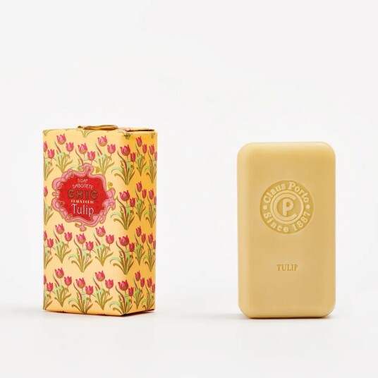 Claus Porto Chic Tulip Wax Sealed Soap Bar Claus Porto Chic Tulip Wax Sealed Soap Bar